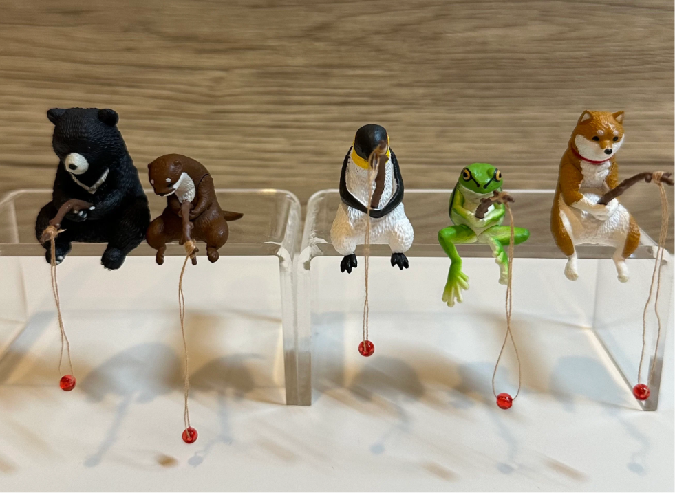 Fishing Animals Figurines