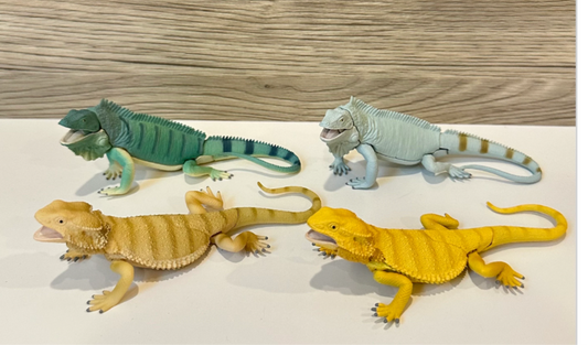 Lizard Iguana Bearded Dragon Figurines