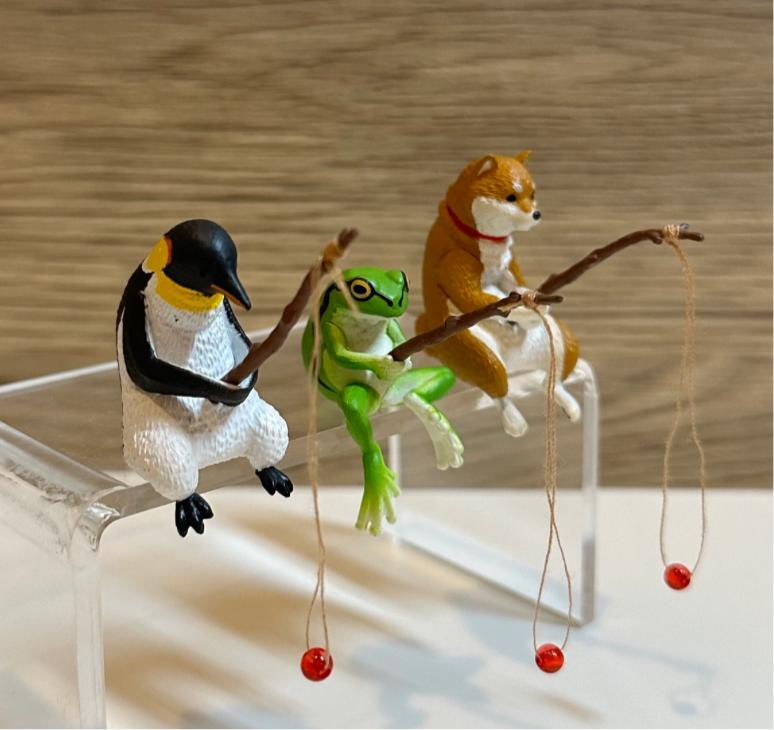 Fishing Animals Figurines