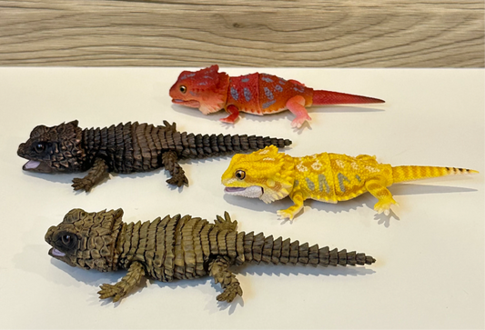 Lizard Bread Dragon Figurines