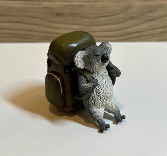 Koala Camping Figurine