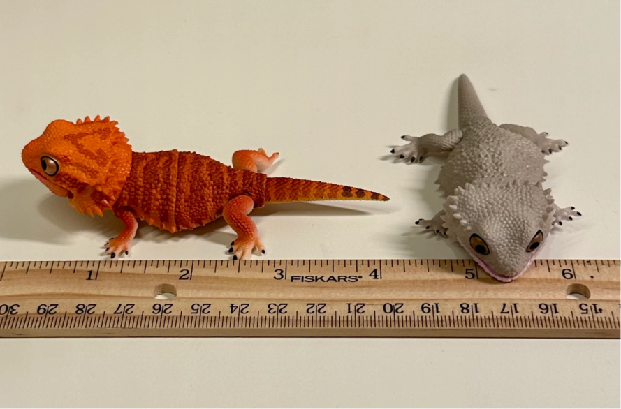 Bearded Lizard Gecko Figurines