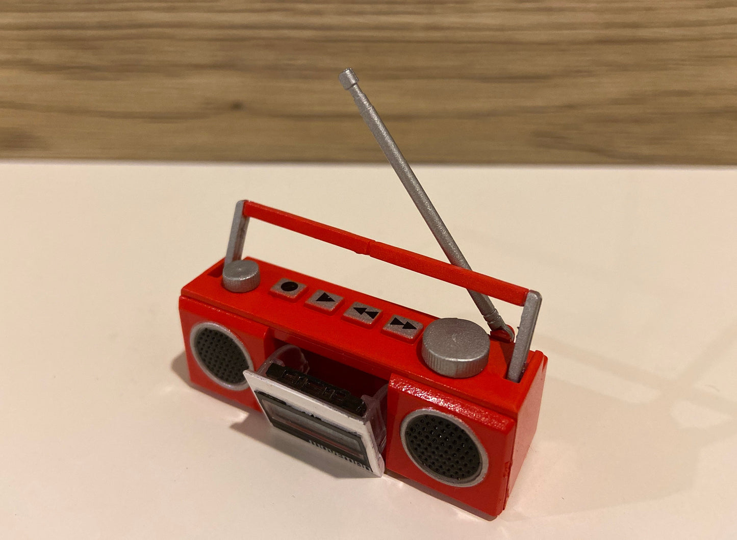 Red Radio Cassette Player