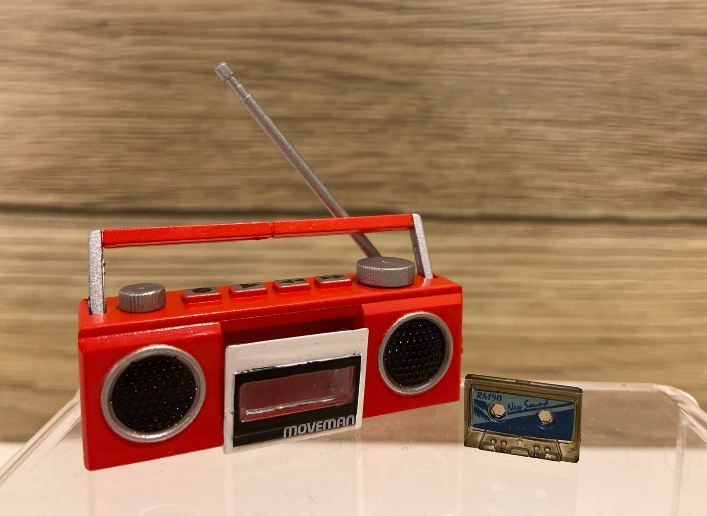 Red Radio Cassette Player