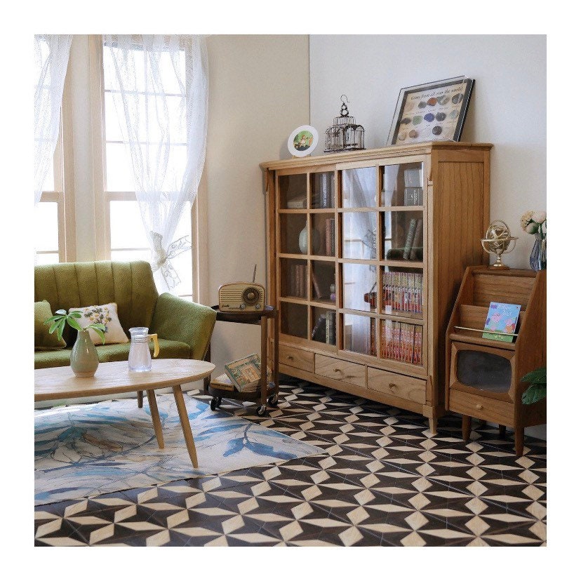 Bookcase with drawers