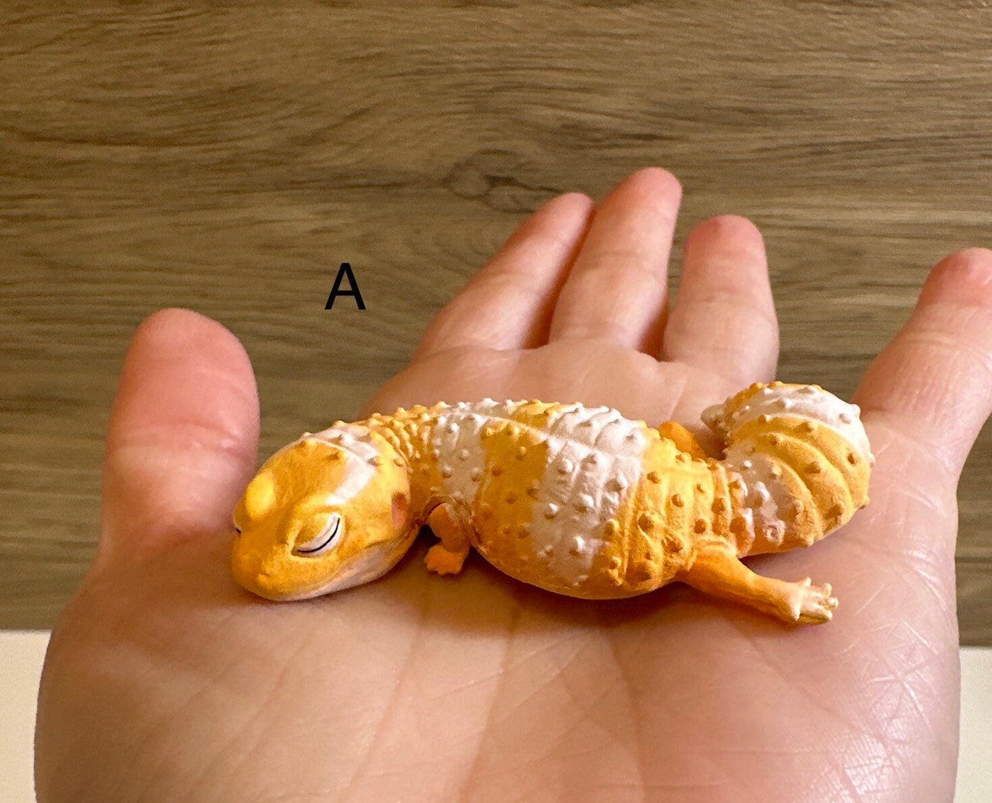 Sleeping Bearded Dragon Figurines