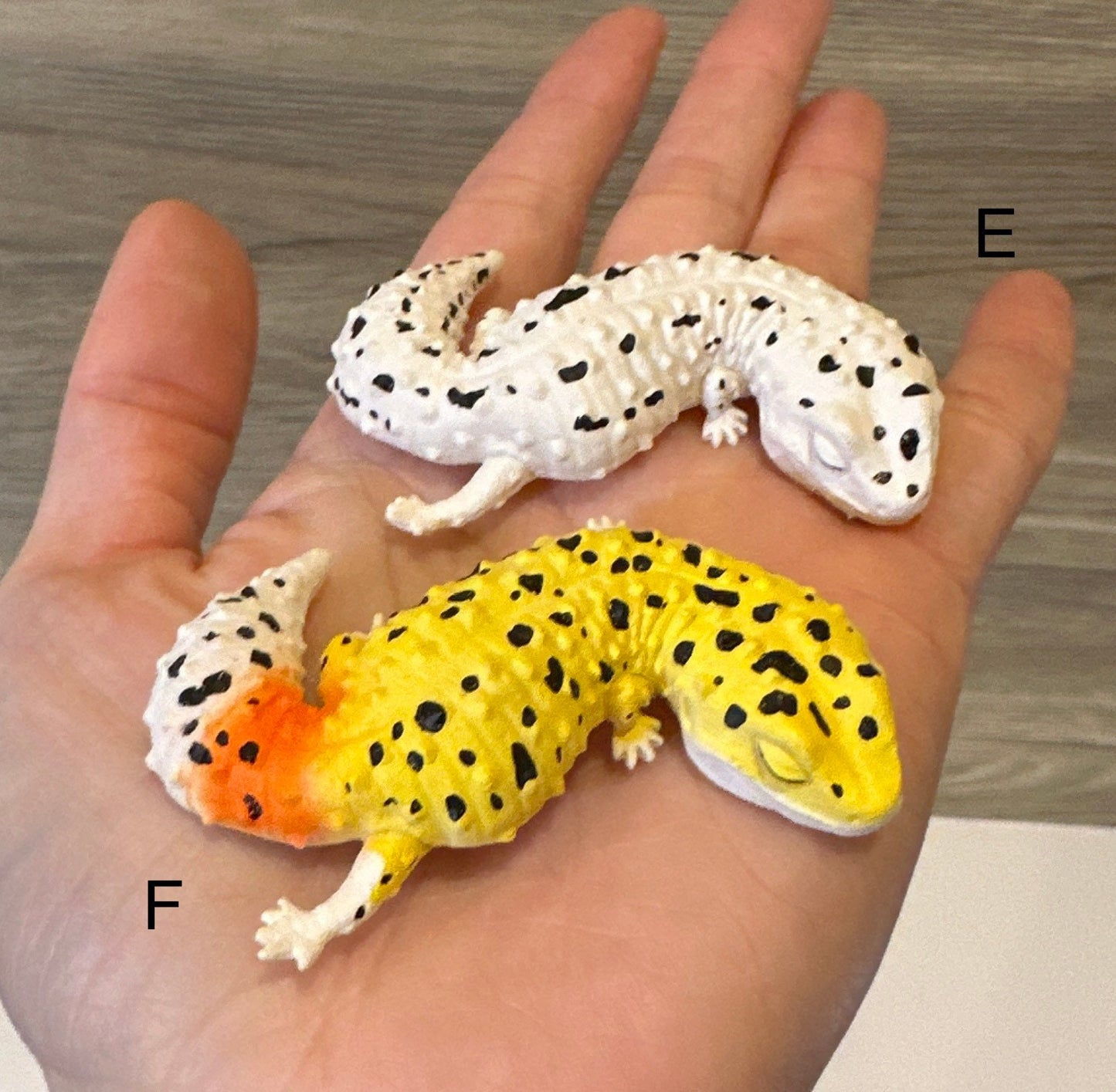 Sleep Leopard Gecko Figurines