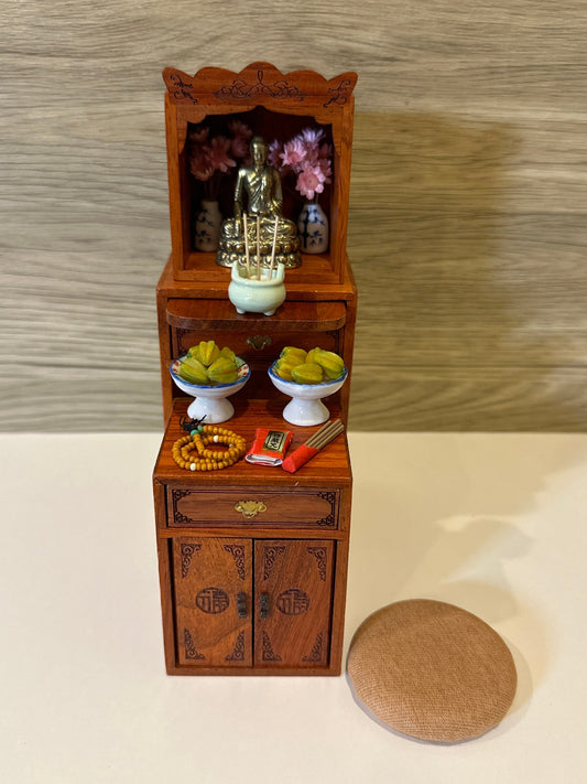 Buddha Altar Cabinet Set