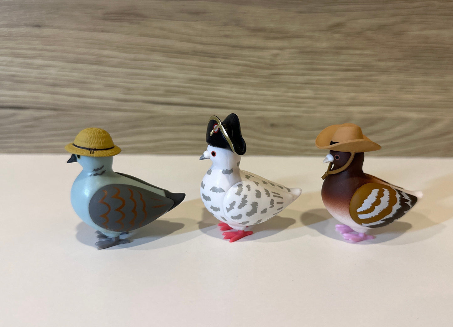 Pigeon Hat Figurines