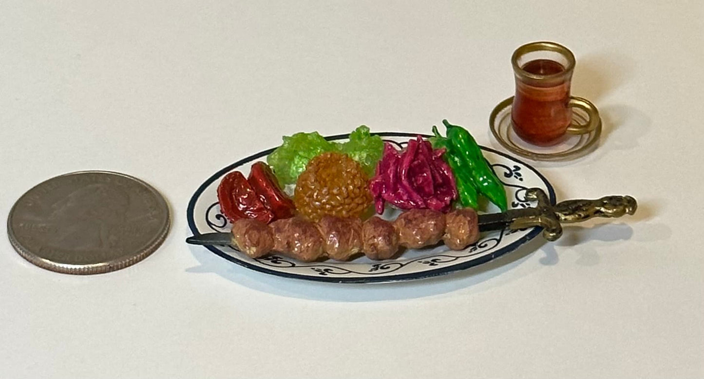 Vintage Turkish Skewered