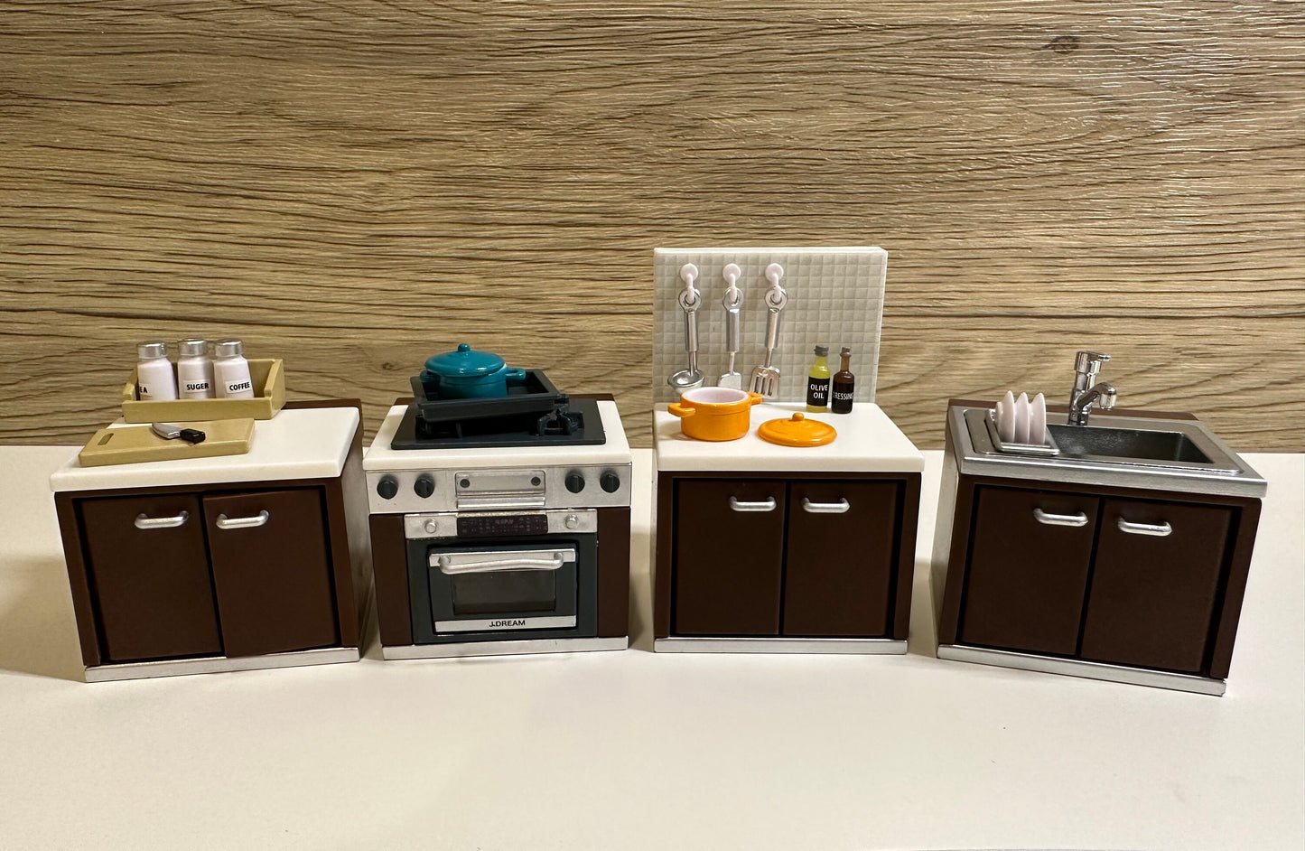 Brown Mini Kitchen Set