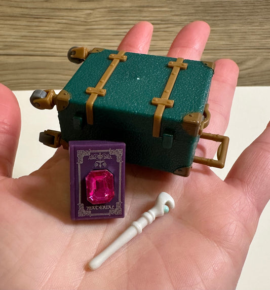 Dollhouse Miniature Trunk Suitcase Witch’s tools potions spell book