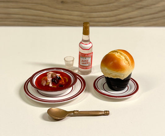 Vintage Russian Cuisine Set