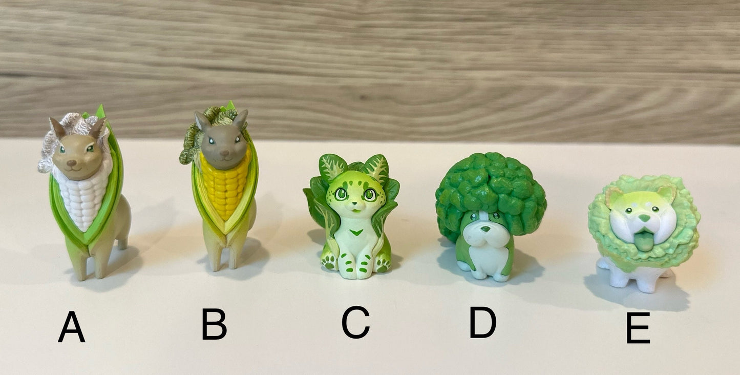 Veggies Fairy Figurines