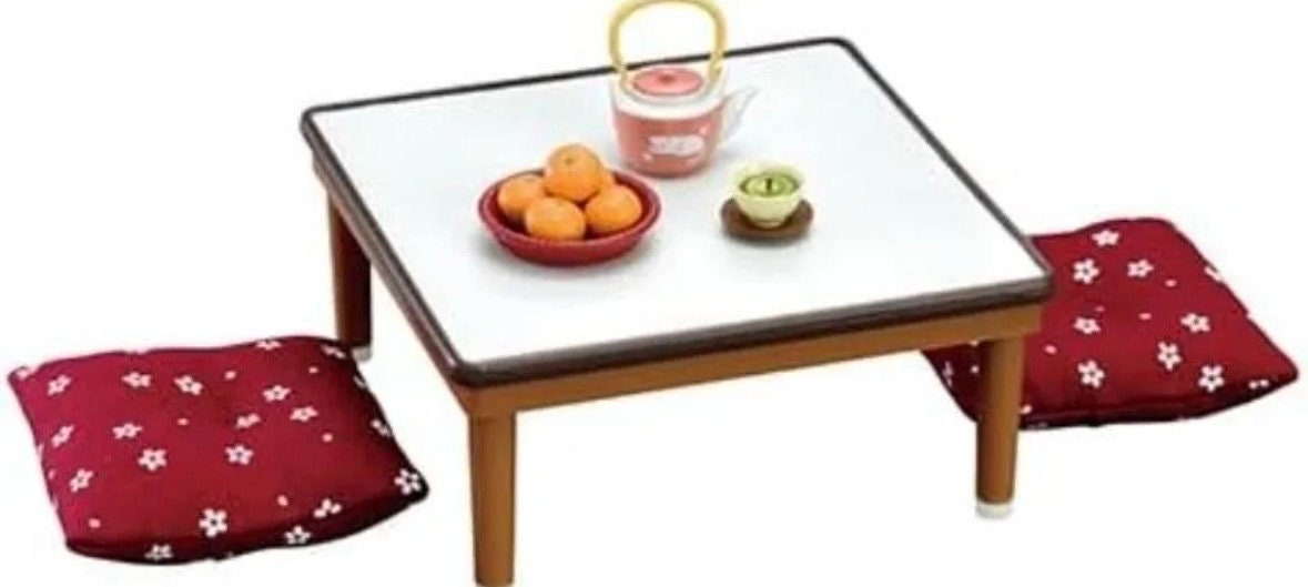 Japanese Heating Table Kotatsu Set